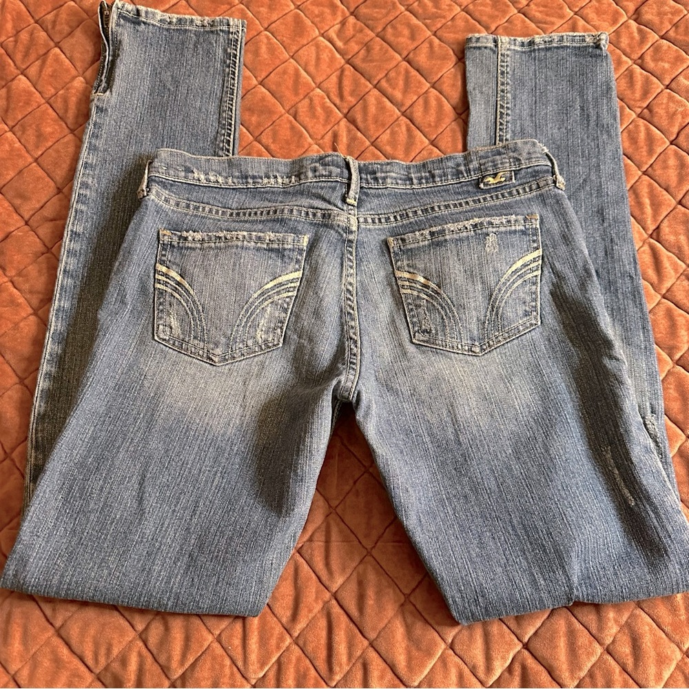 Y2K Hollister Skinny Low Rise Jeans With zippers